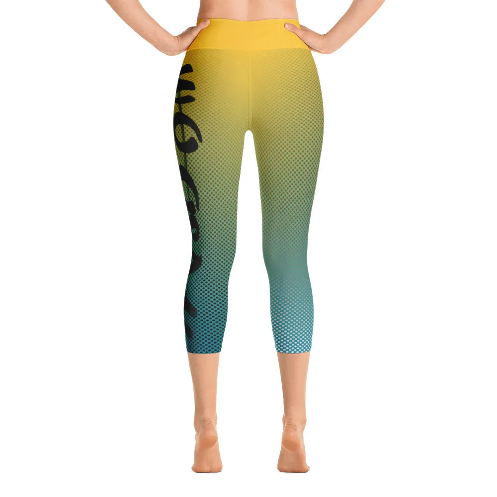 -Paradise- Yoga Capri Leggings