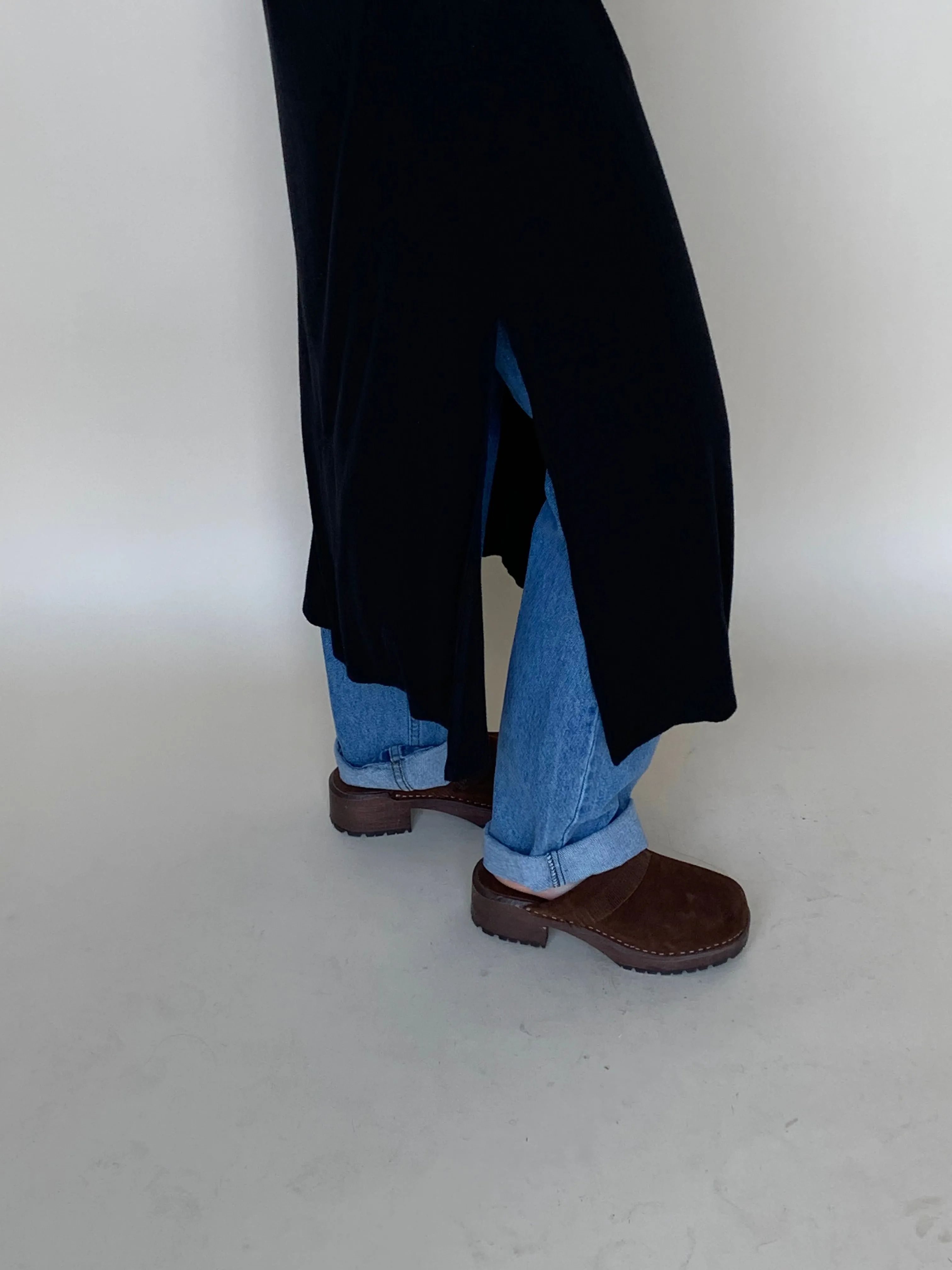 00s J.Crew suede clogs
