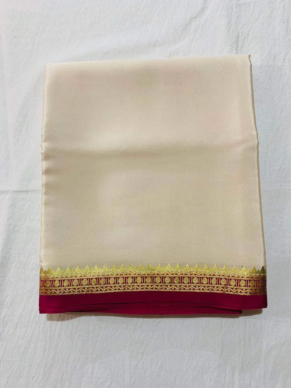 100gm Thickness Pure South Silk Saree