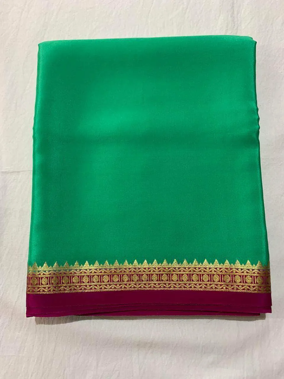 100gm Thickness Pure South Silk Saree