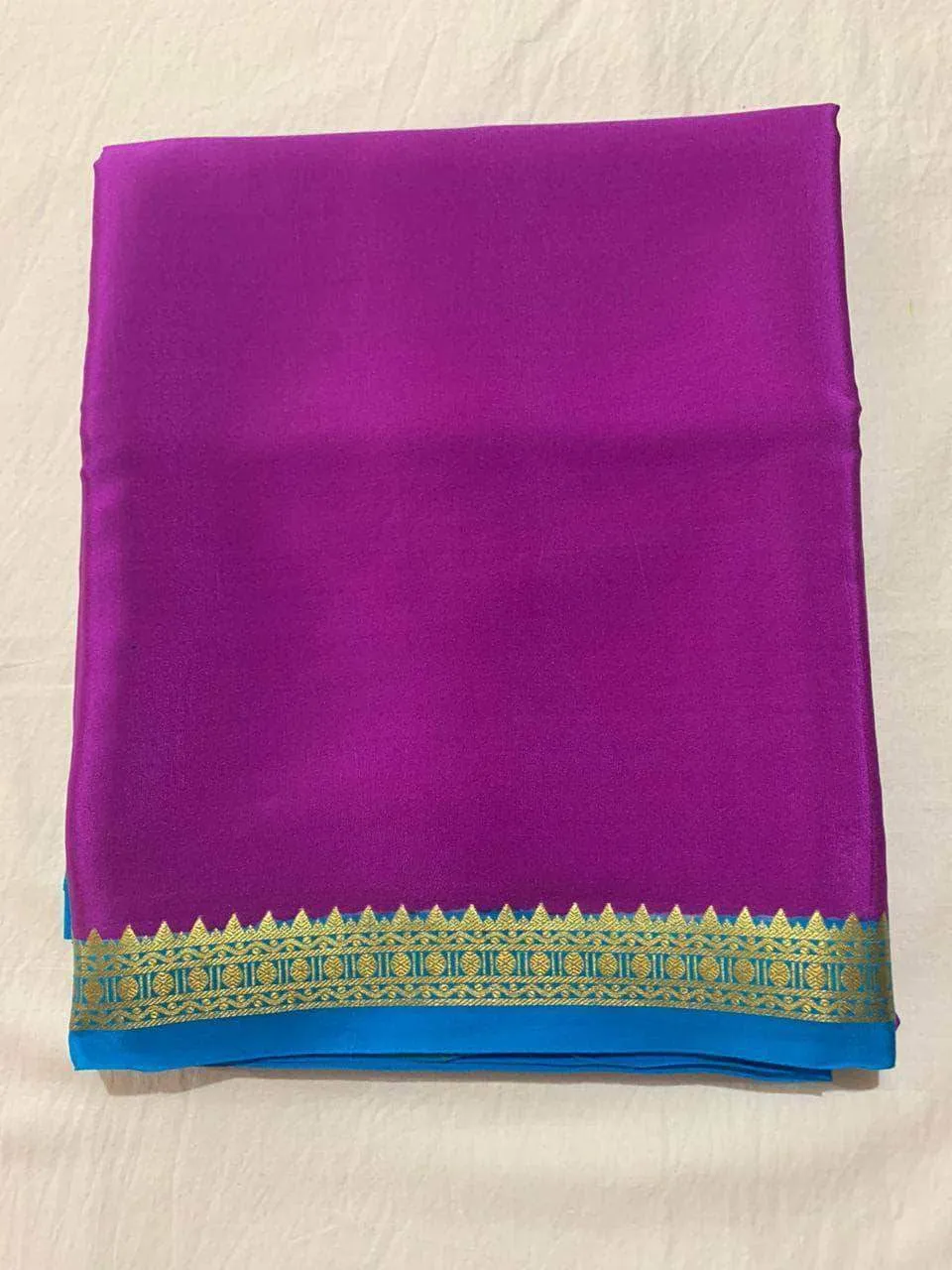 100gm Thickness Pure South Silk Saree