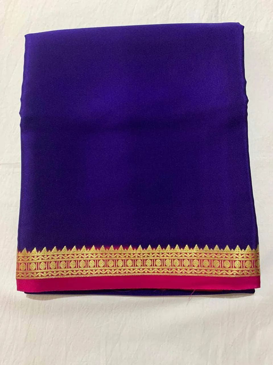 100gm Thickness Pure South Silk Saree