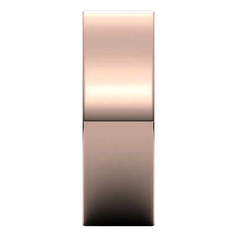 14K Rose Gold 7 mm flat comfort fit Wedding Band