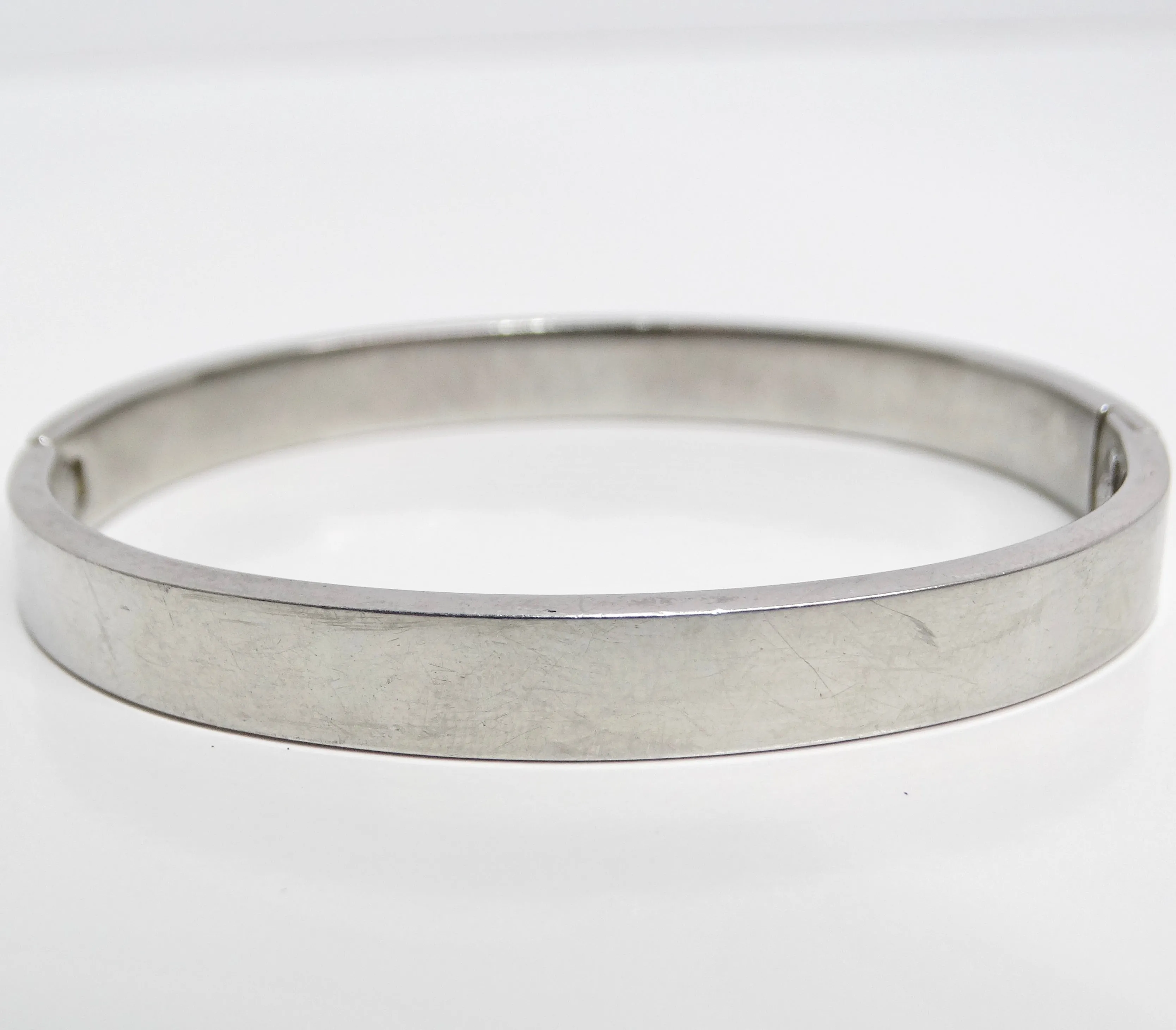 18K Gold Cartier Love Inspired Silver Bracelet