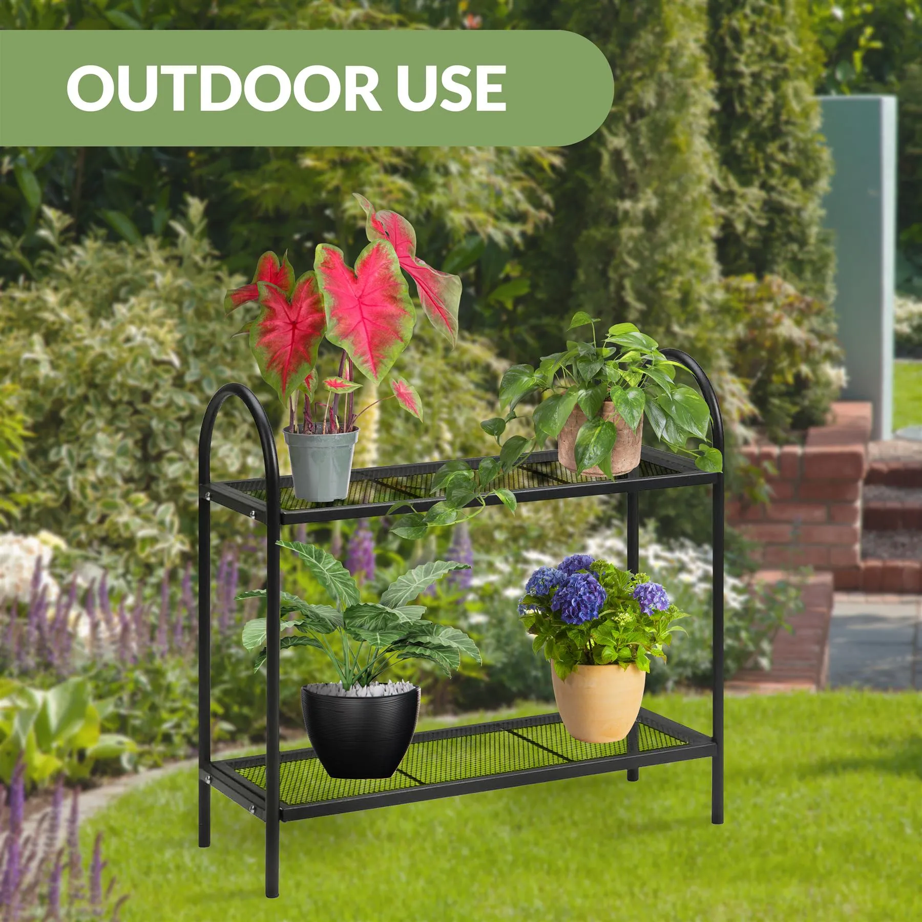 2 Tier Metal Plant Stand