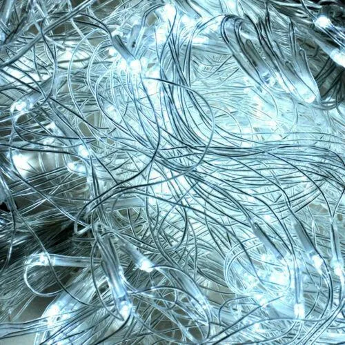 320LED Fairy Lights Net Mesh Curtain Cool White