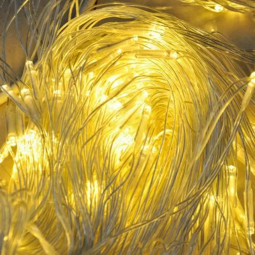 320LED Fairy Lights Net Mesh Curtain Cool White