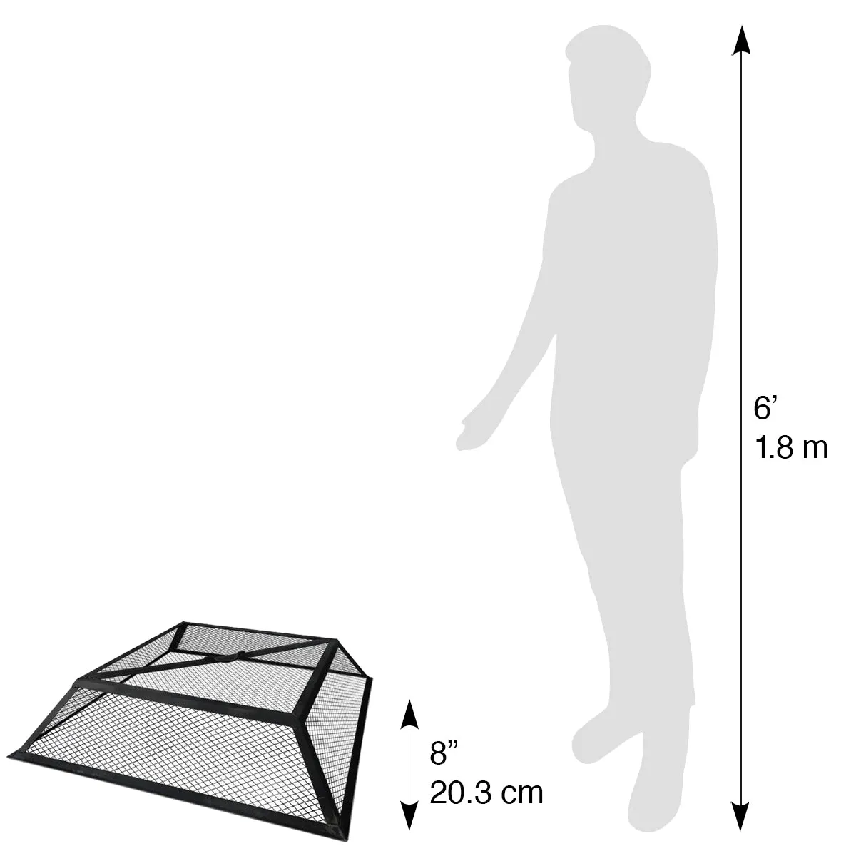 39 in. Square Spark Screen