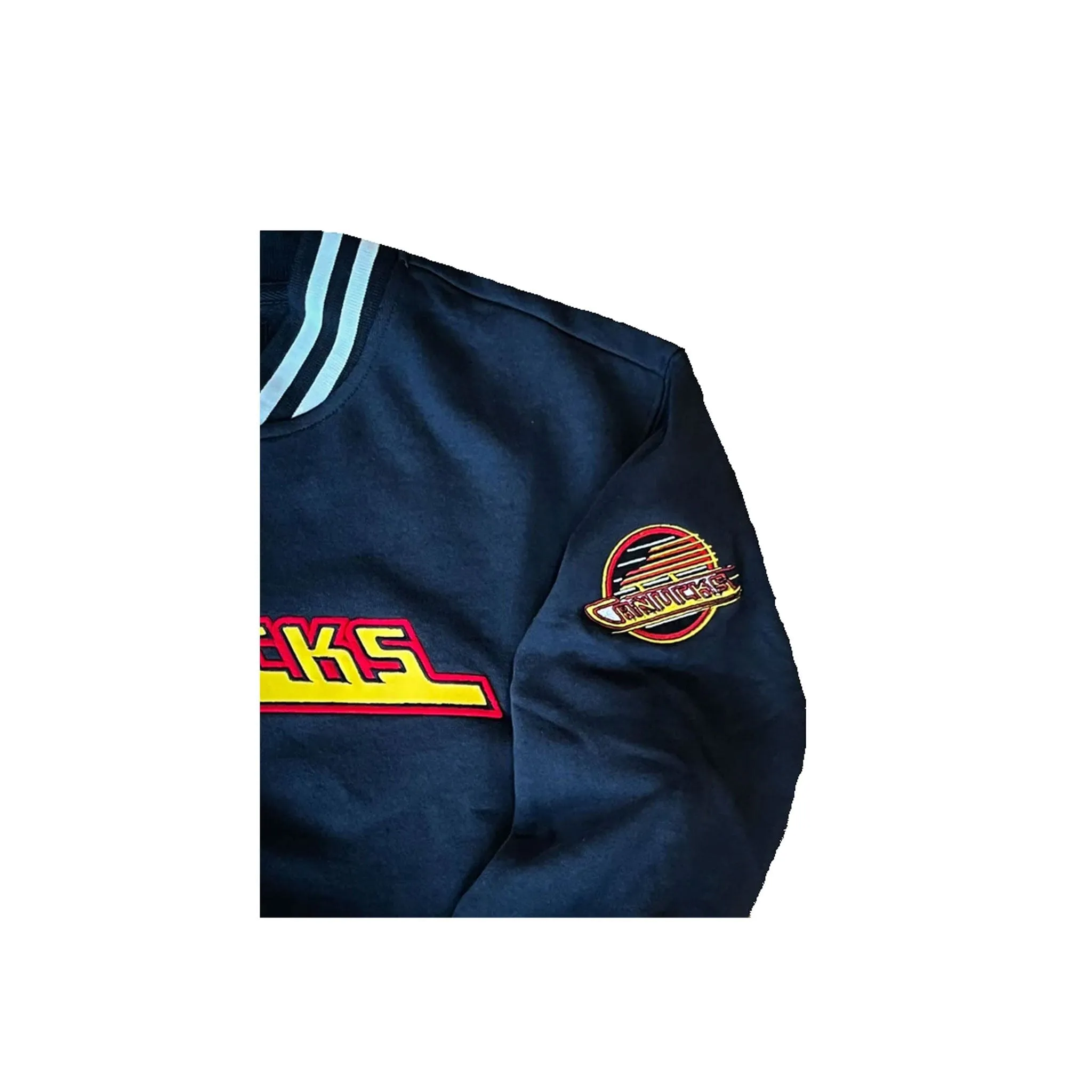 47 Brand Wax Pack Pro Camden Track Jacket Mens - Vancouver Canucks Retro Skate