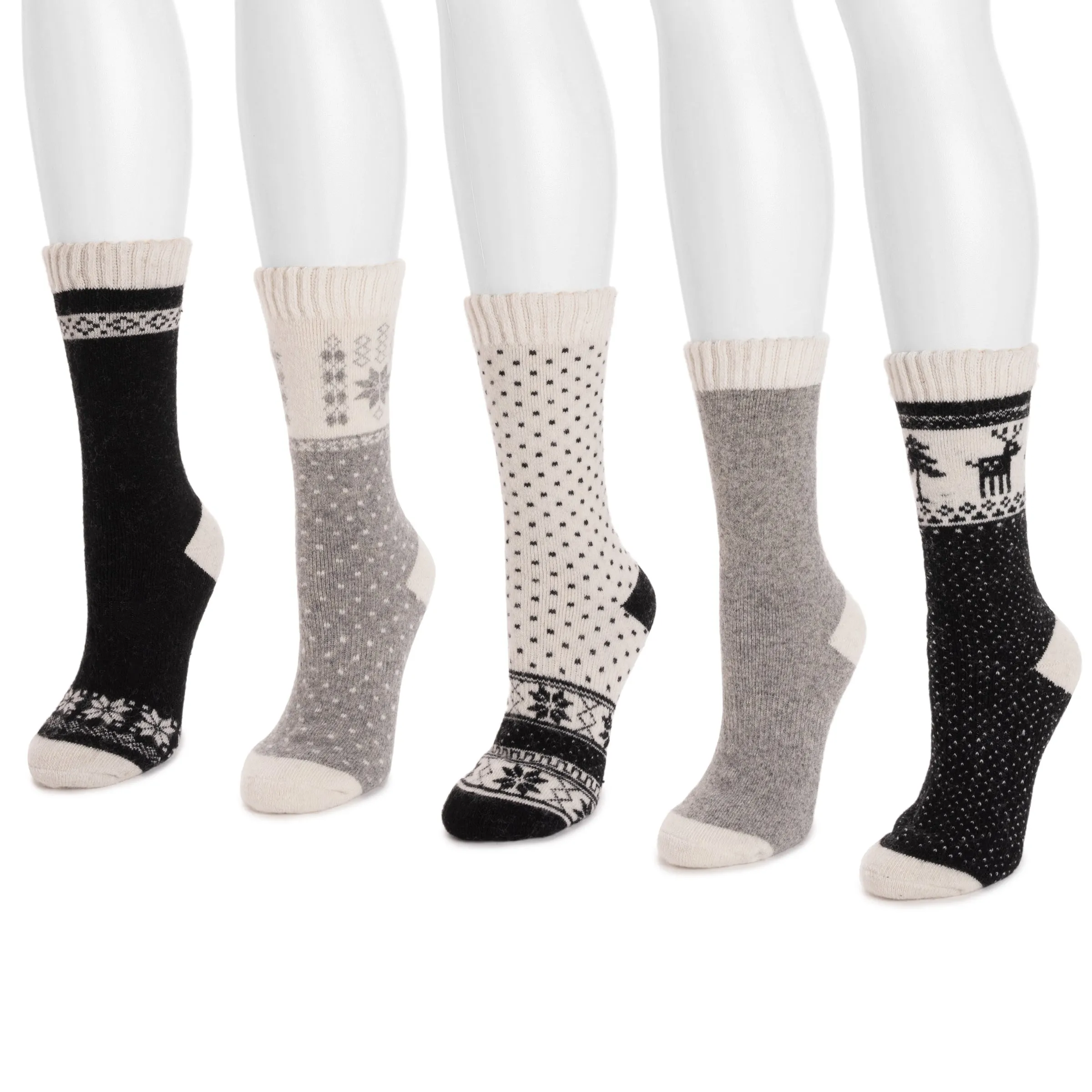 5 Pair Pack Wool Socks