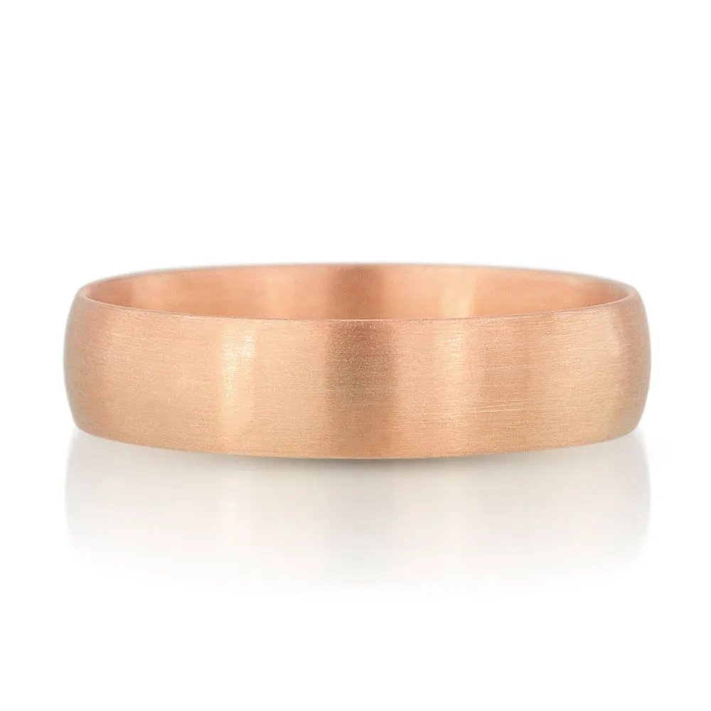 5mm Half Round Comfort Fit Band