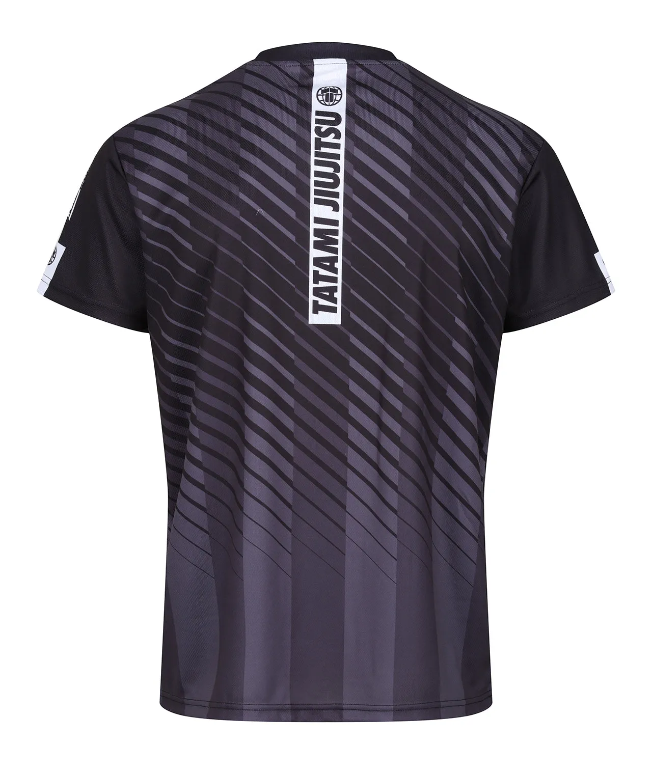 Abstract Mesh Grapple T-Shirt - Black & Grey
