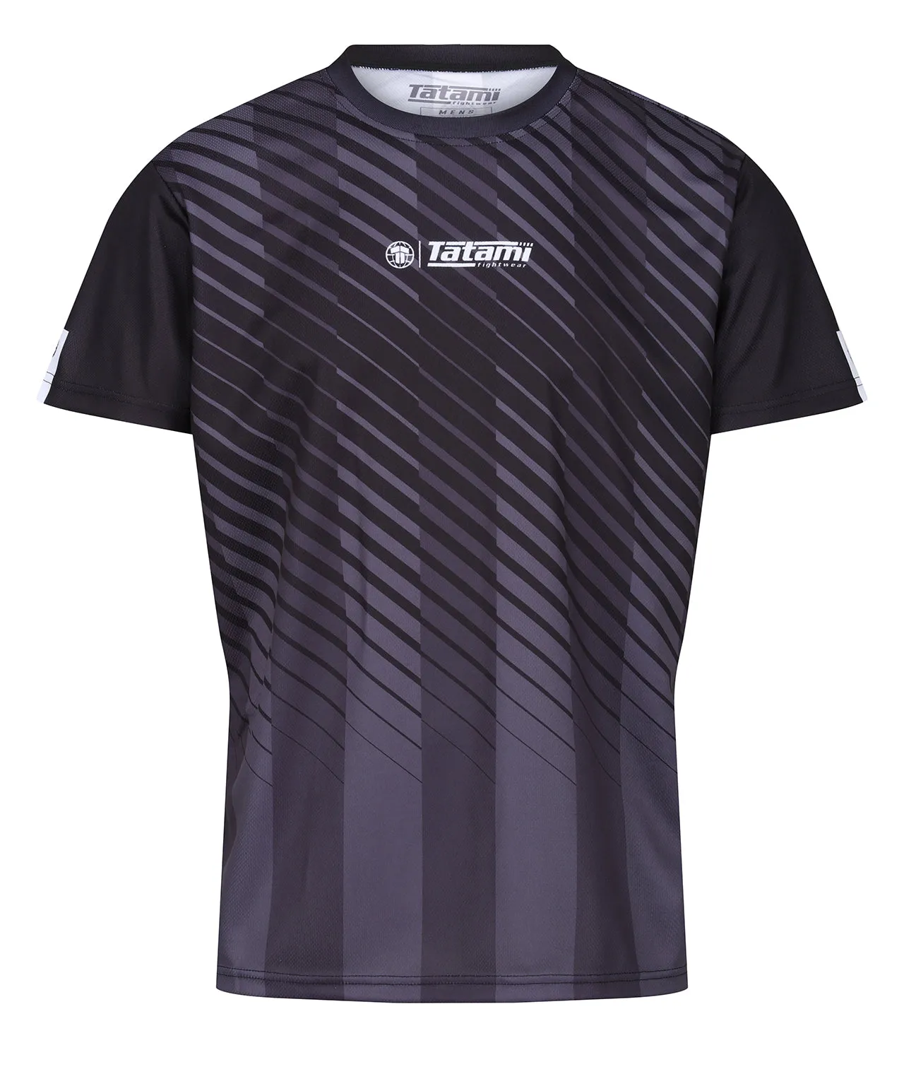 Abstract Mesh Grapple T-Shirt - Black & Grey