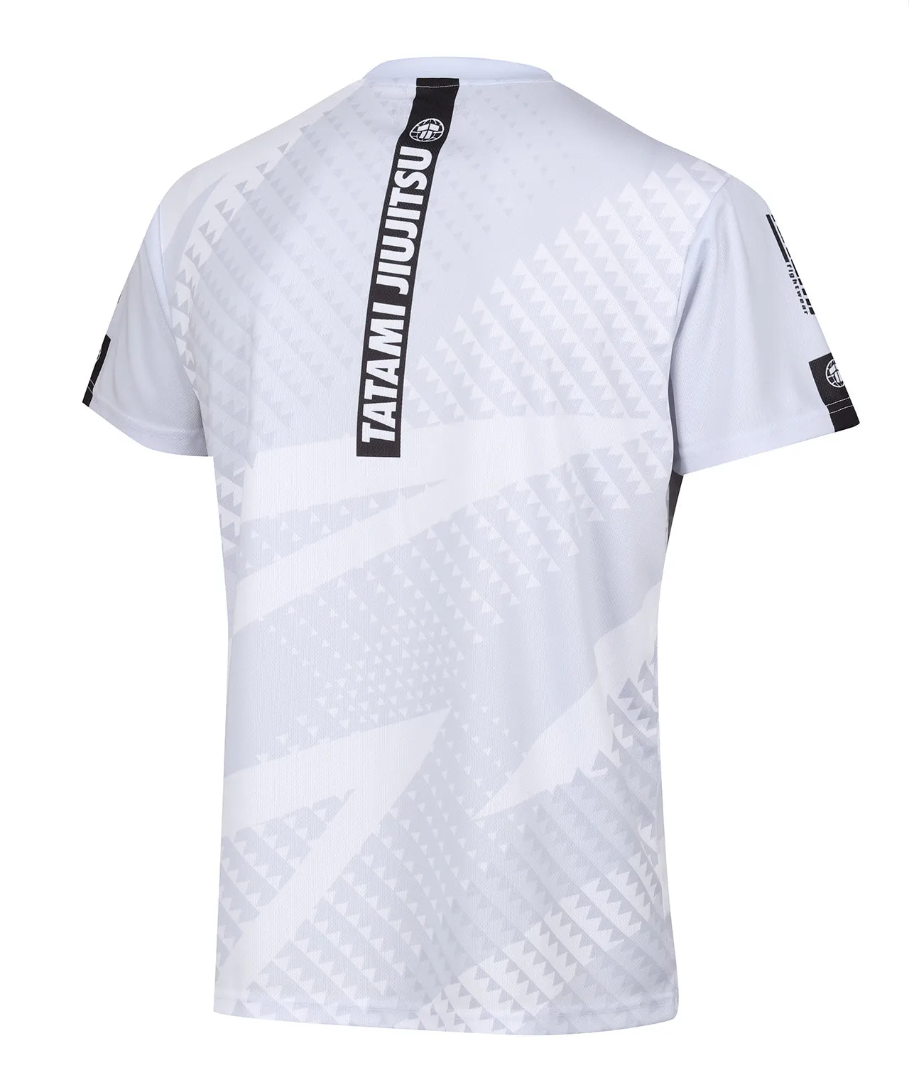 Abstract Mesh Grapple T-Shirt - White