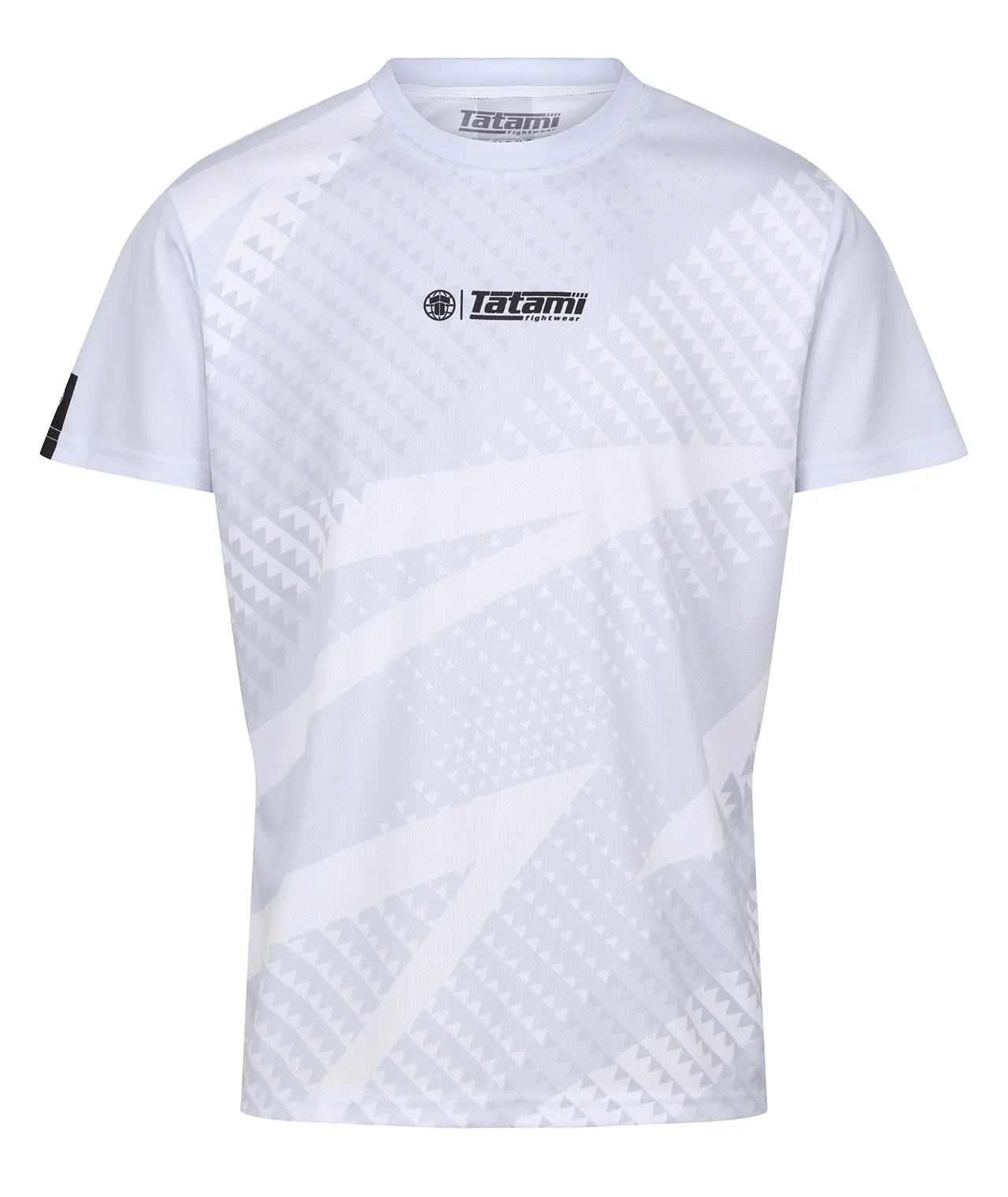 Abstract Mesh Grapple T-Shirt - White