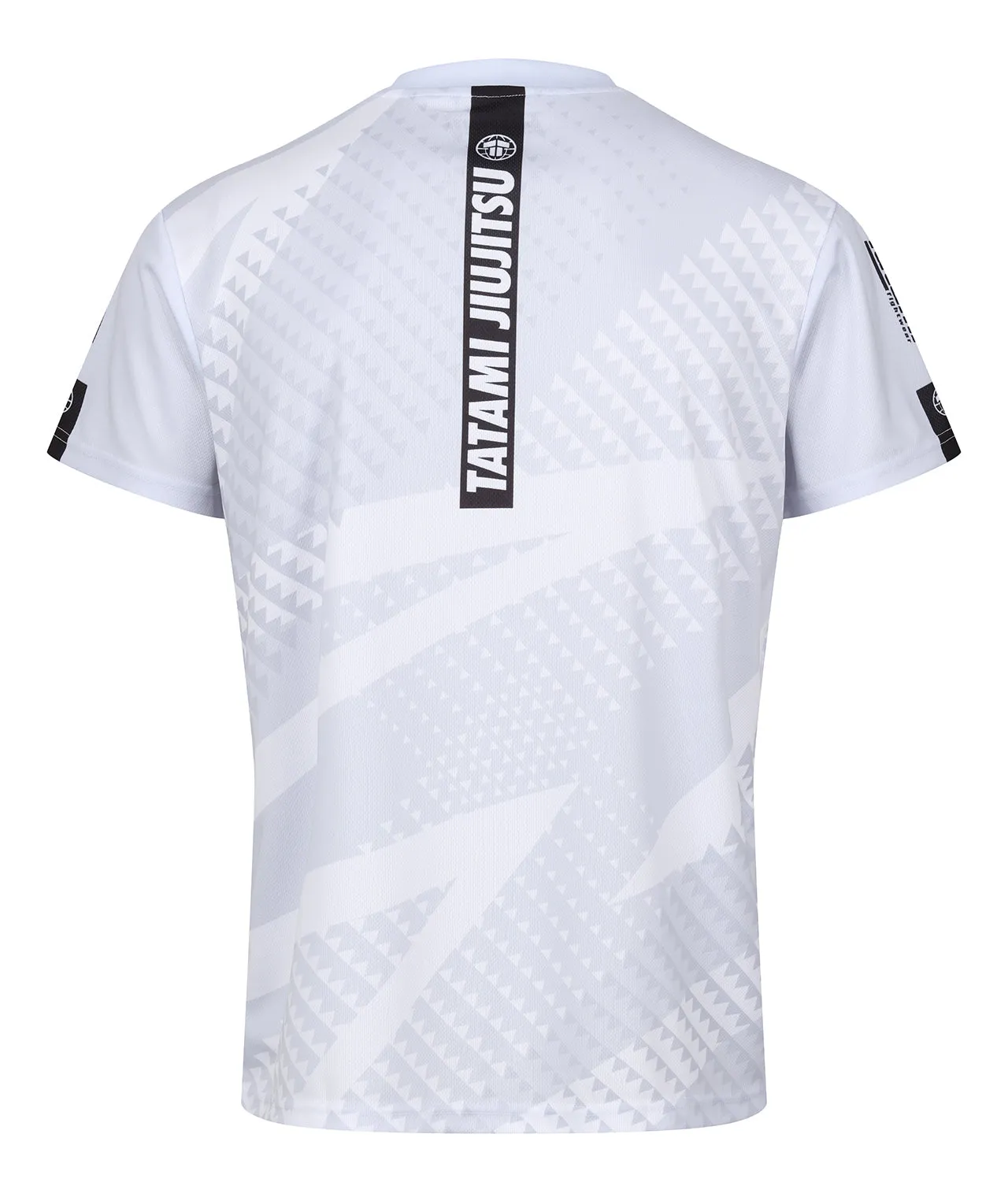 Abstract Mesh Grapple T-Shirt - White