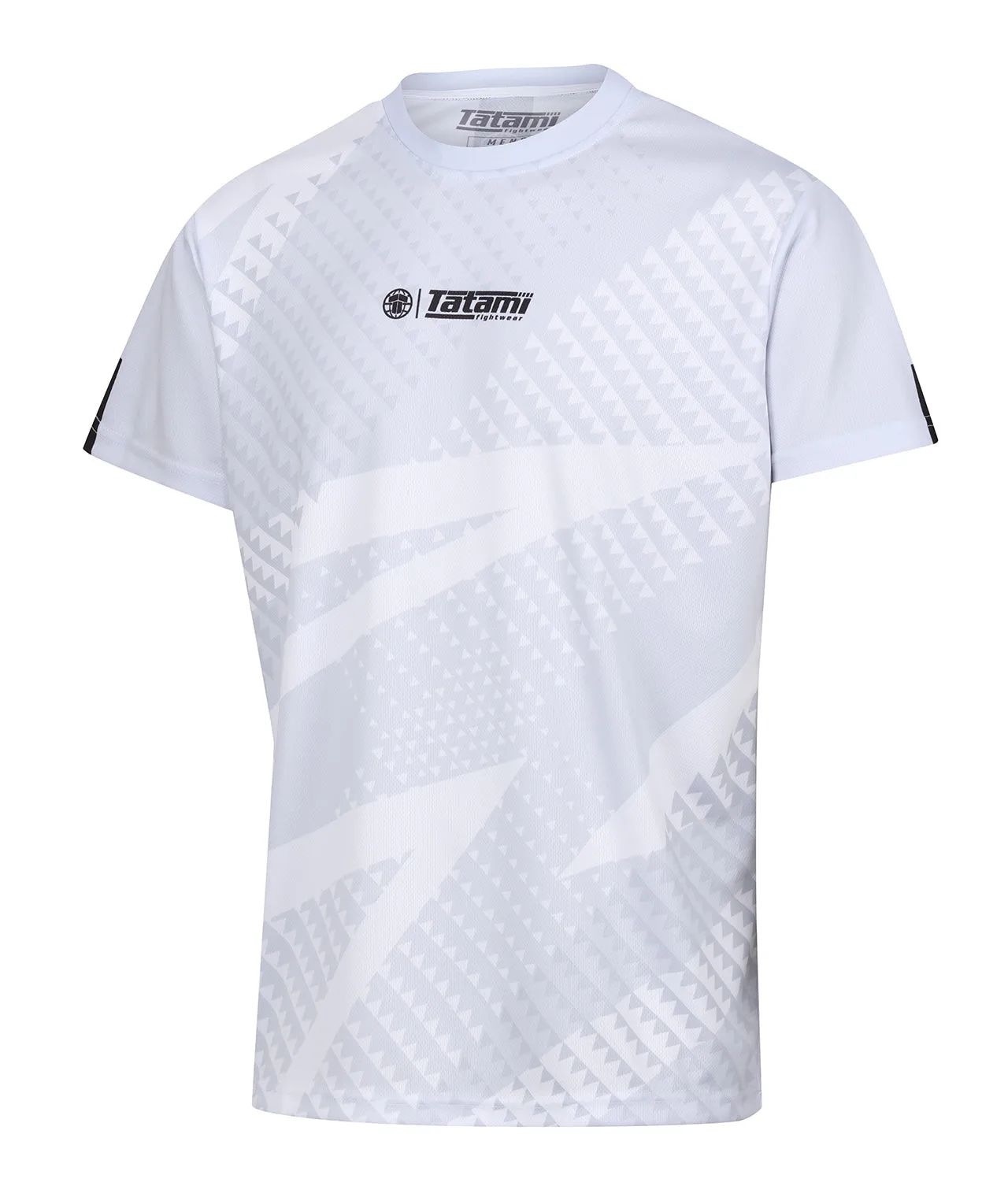 Abstract Mesh Grapple T-Shirt - White