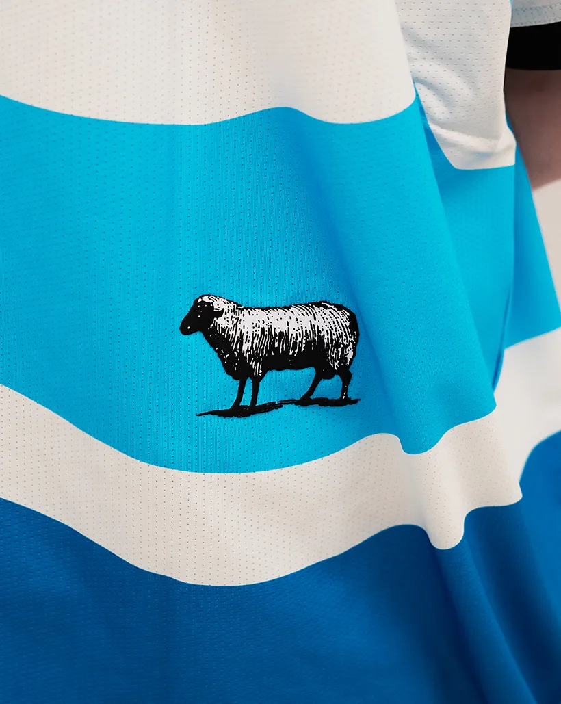Adidas Black Sheep x CLTFC Football Jersey - White/Blue