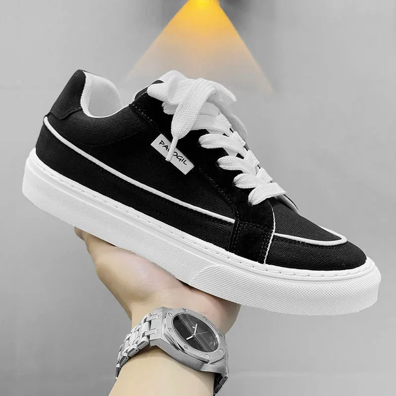 ADVBRIDGE  -  New Canvas Shoes for Men, Trendy Shoes for Men, Casual Men's Shoes for Students, Korean Version, Lace Up Low Top Board Shoes For