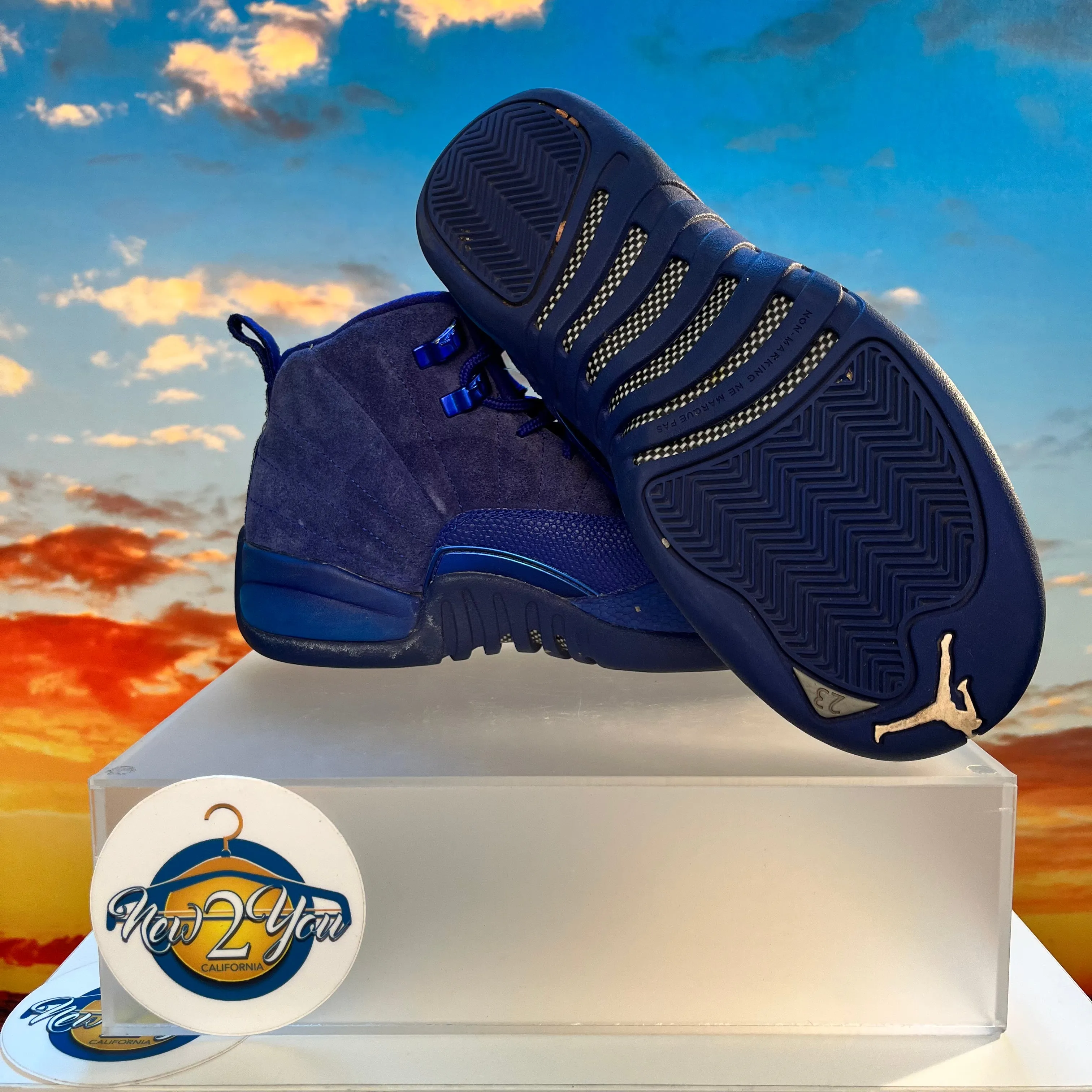 Air Jordan 12 Retro BG 'Deep Royal'