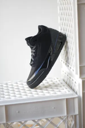 AIR JORDAN 3 RETRO "BLACK/DARK CHARCOAL"