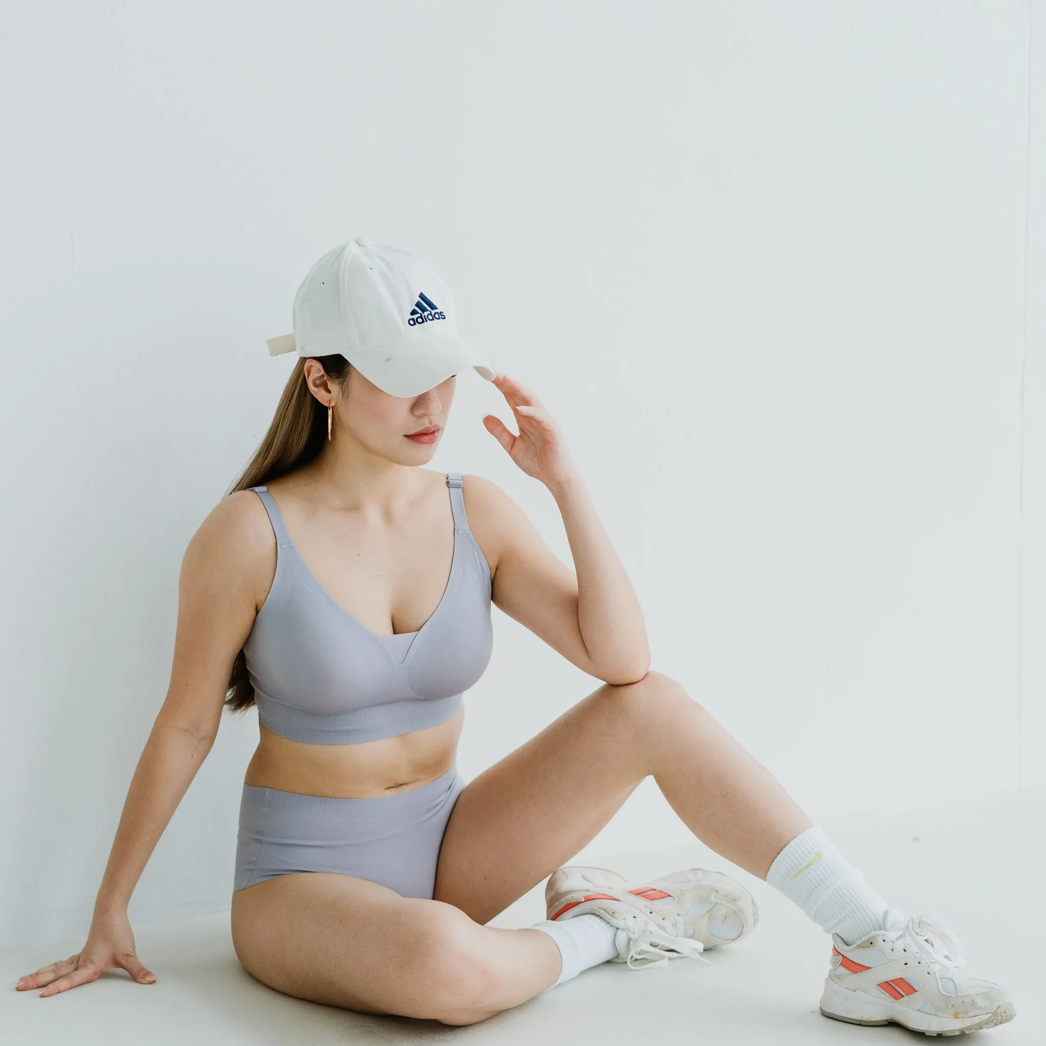 AIR-LEISURE Midi U-Back Seamless Bra in Lavender