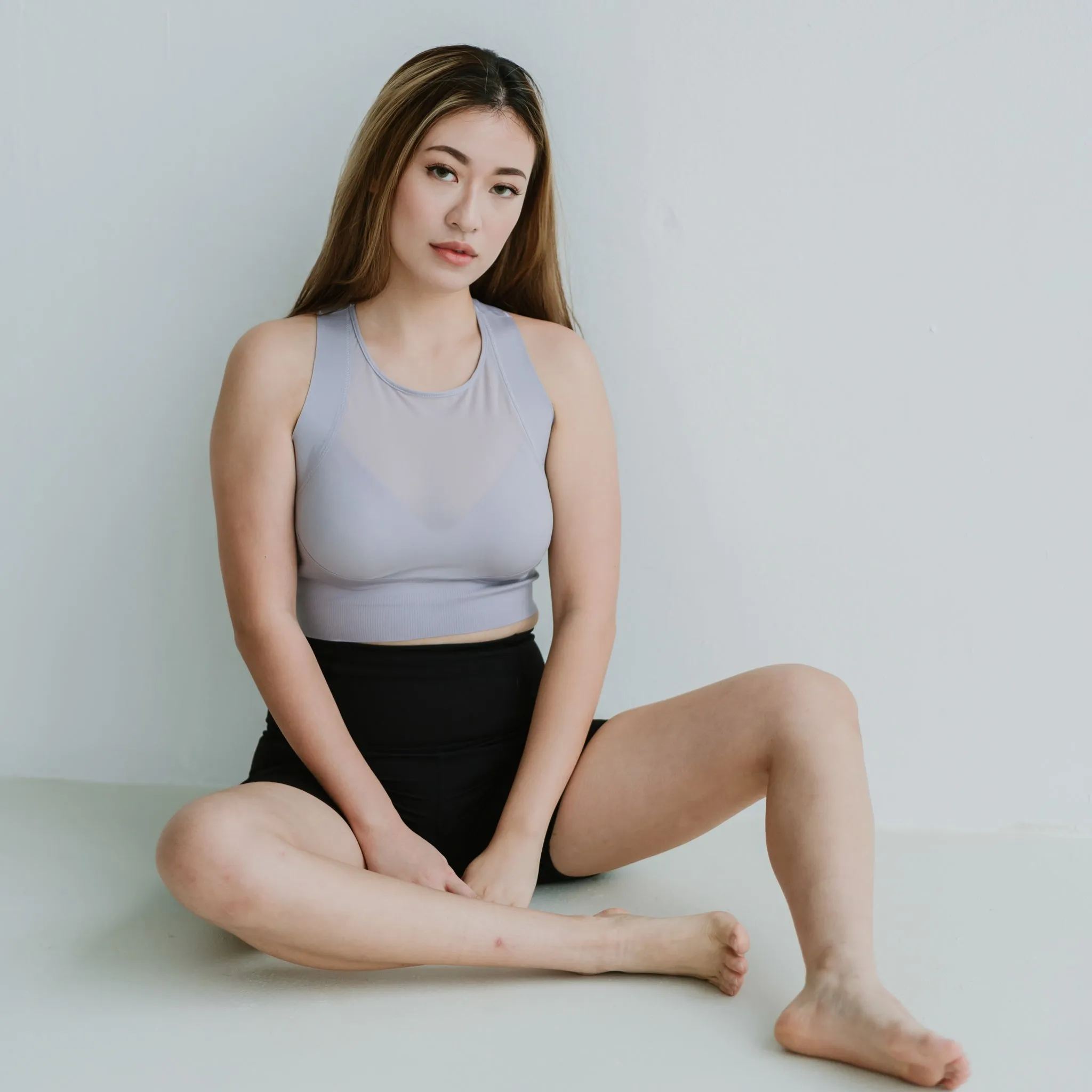 AIR-LEISURE Sexy Bra Top in Lavender