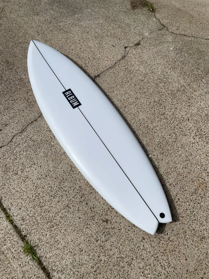 ALBUM INSANITY 5'10" CLEAR PU SURFBOARD