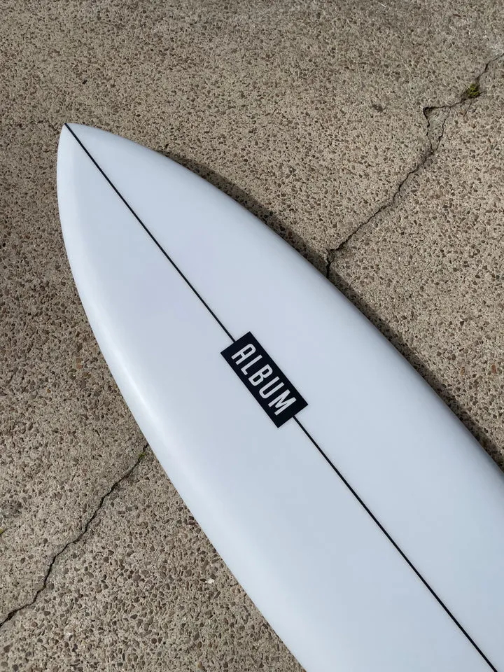 ALBUM INSANITY 5'10" CLEAR PU SURFBOARD