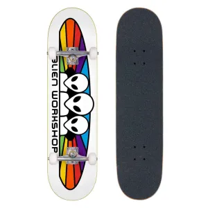 Alien Workshop 8" White Spectrum Complete Skateboard