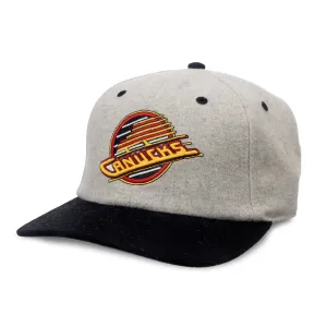 American Needle NHL Vintage Archived Legend Adjustable Hat - Vancouver Canucks Retro Skate