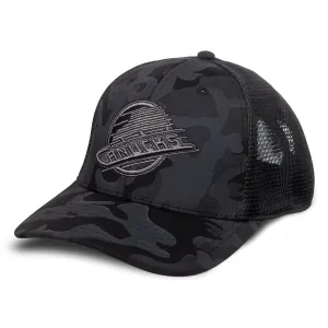 American Needle NHL Vintage Camo Trucker Tonal - Vancouver Canucks Retro Skate