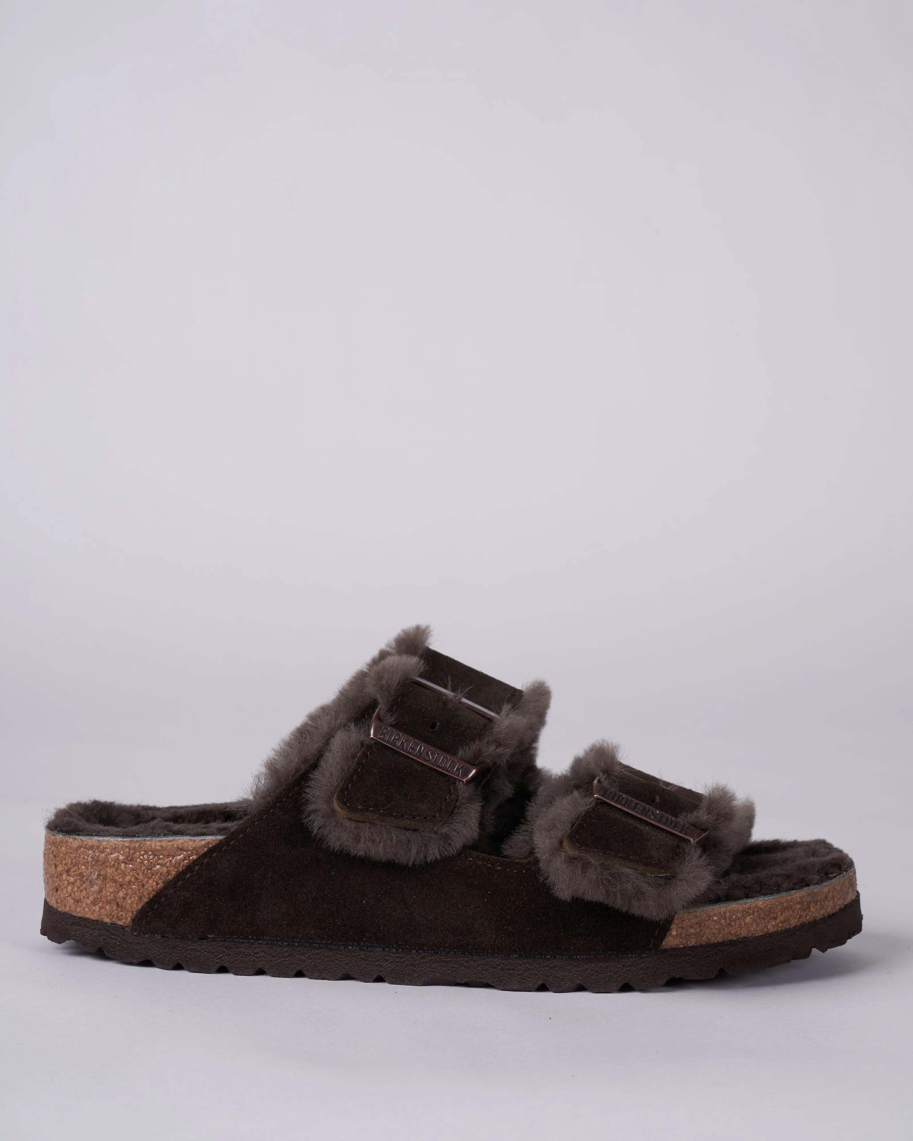 arizona shearling - suede/shearling \ mocha/mocha