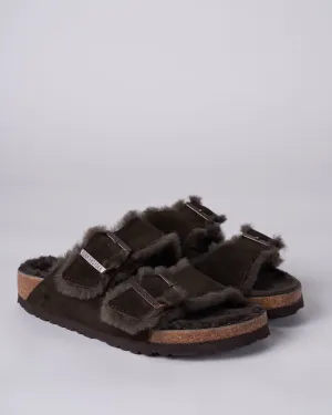 arizona shearling - suede/shearling \ mocha/mocha
