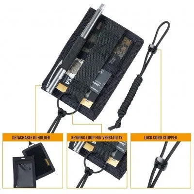 Army Life Kuwait Tactical ID Holder Black