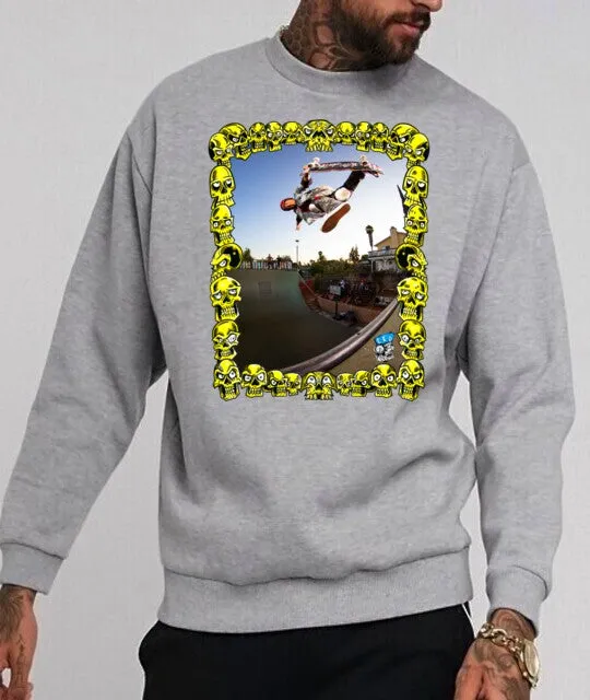 Art Society LEGENDS OF SKATE VOL. 1 HOSOI CREW SWEATSHIRT GREY
