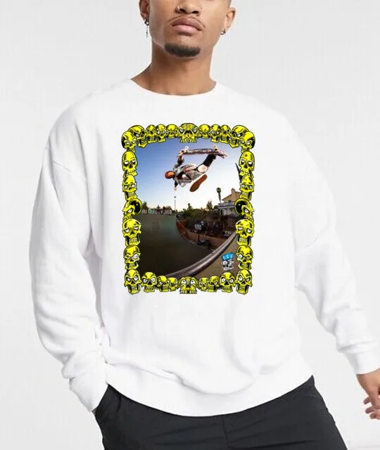 Art Society LEGENDS OF SKATE VOL. 1 HOSOI CREW SWEATSHIRT WHITE