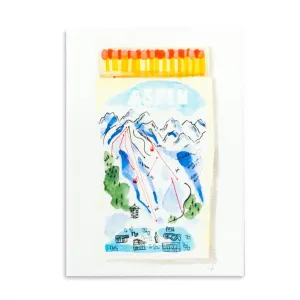 Aspen Matchbook Watercolor Print
