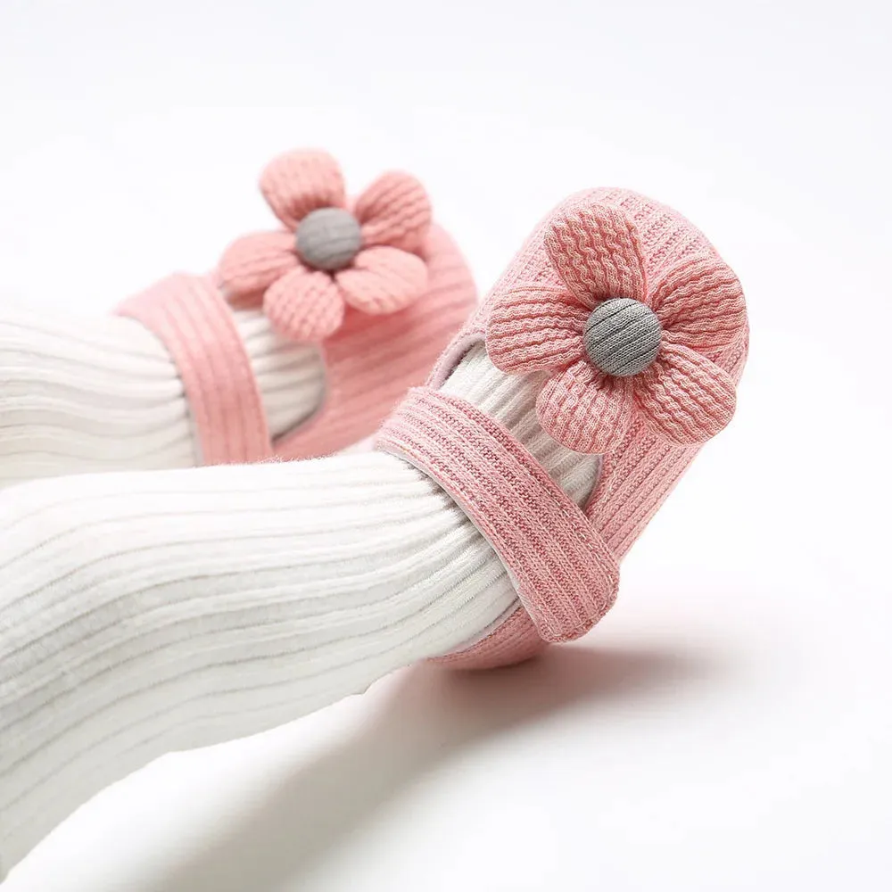 Baby Girls' Cotton Prewalker Shoes