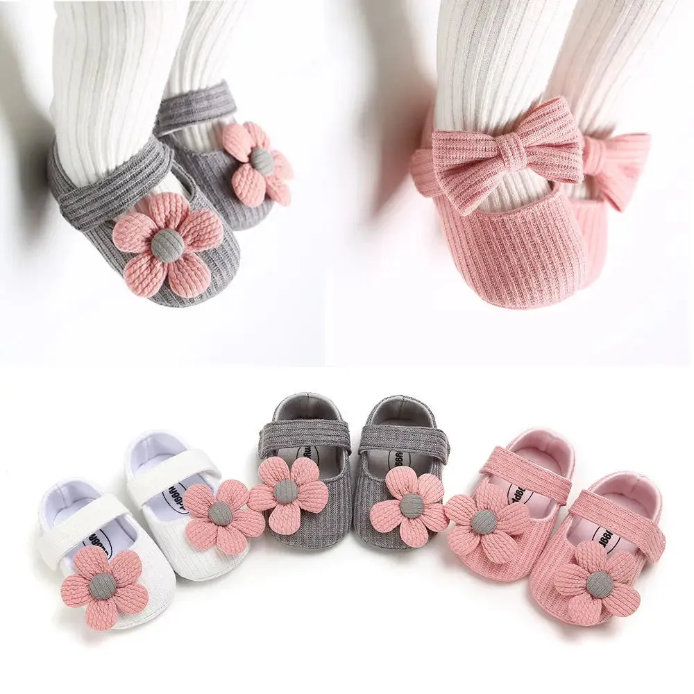 Baby Girls' Cotton Prewalker Shoes
