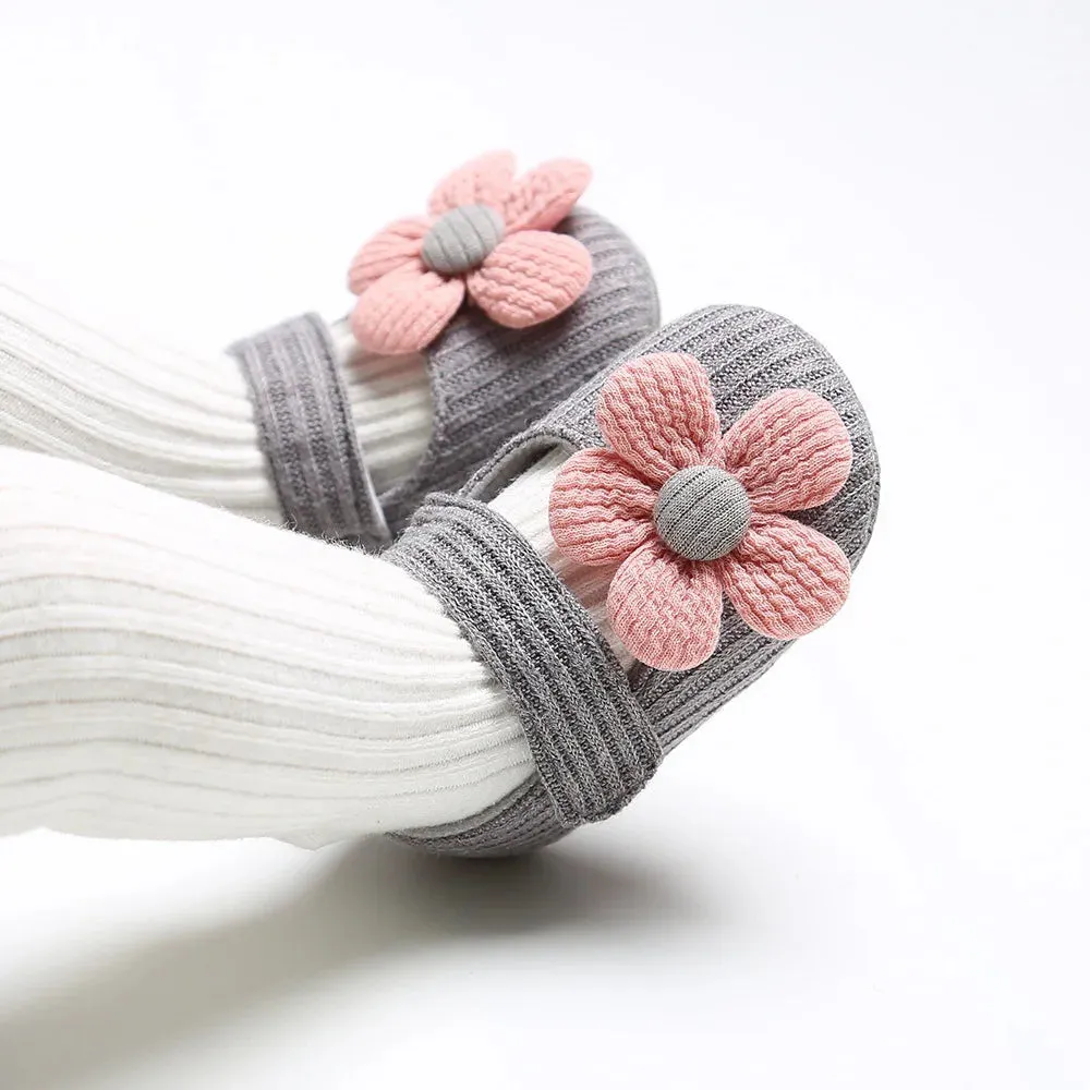 Baby Girls' Cotton Prewalker Shoes