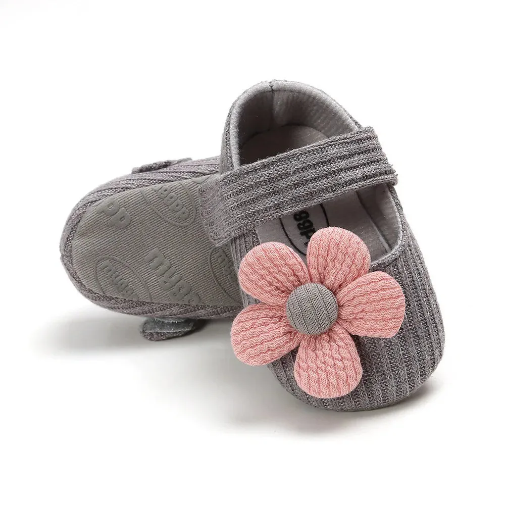Baby Girls' Cotton Prewalker Shoes