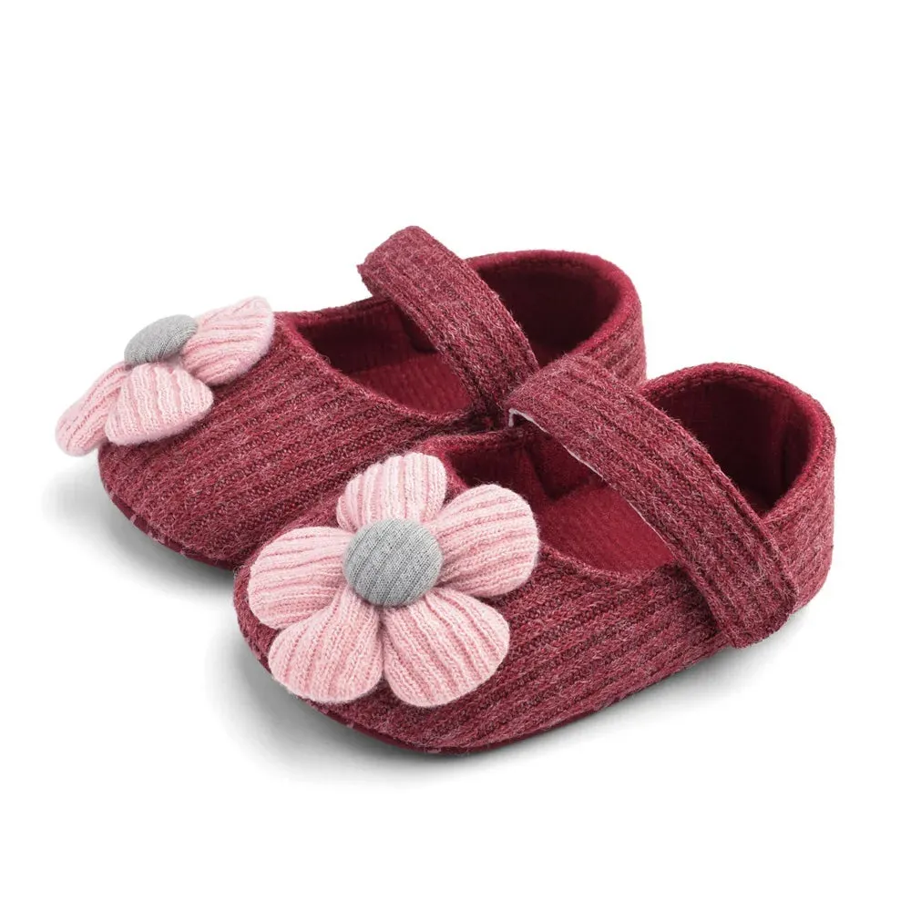 Baby Girls' Cotton Prewalker Shoes