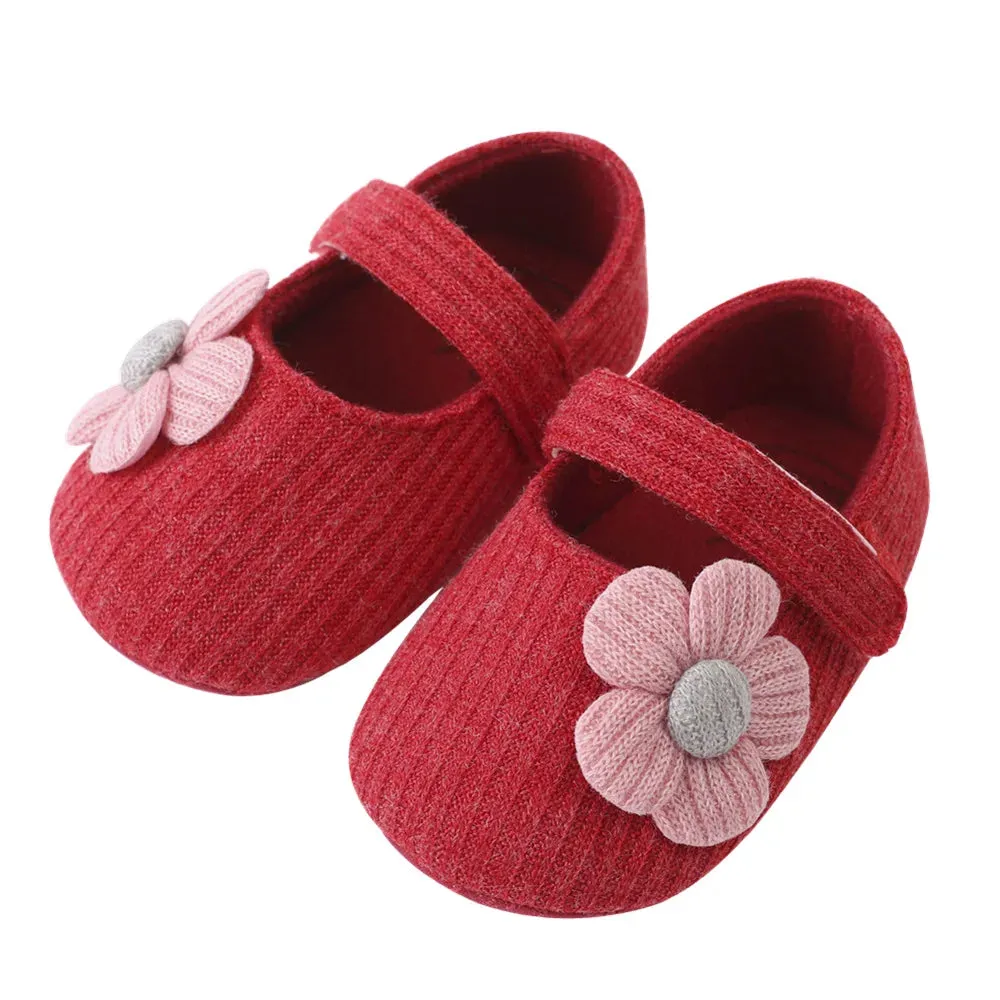 Baby Girls' Cotton Prewalker Shoes