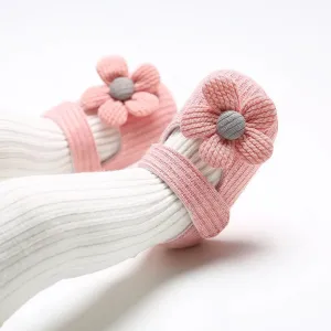Baby Girls' Cotton Prewalker Shoes