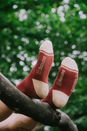 Banana Skate Classics Sock Brick Red