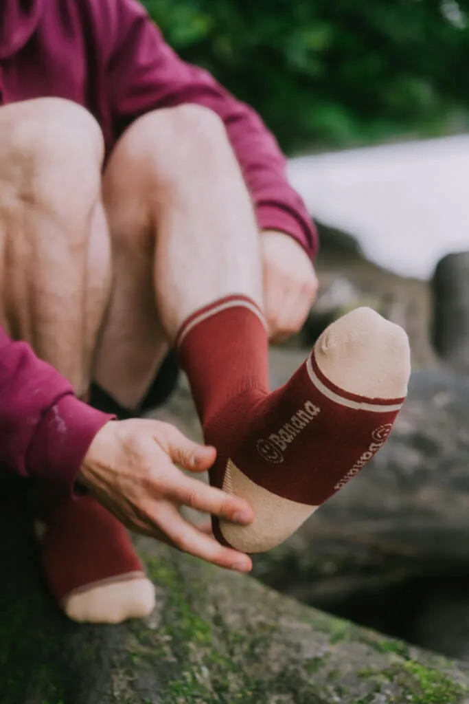Banana Skate Classics Sock Brick Red