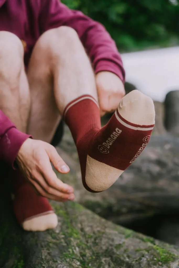 Banana Skate Classics Sock Brick Red