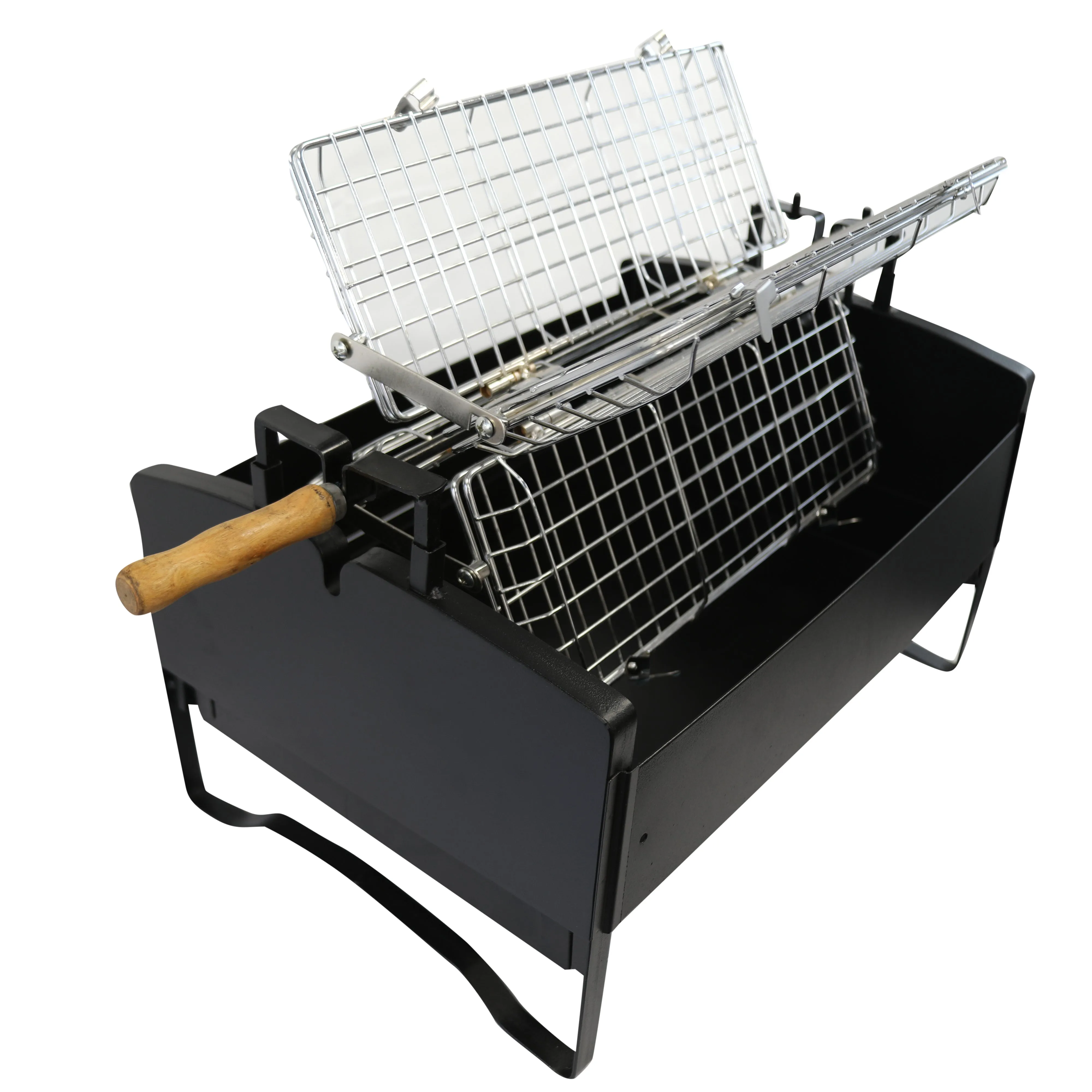 BBQ Grill - 4 Way Rotating Rotisserie with Motor and Fan (Large)
