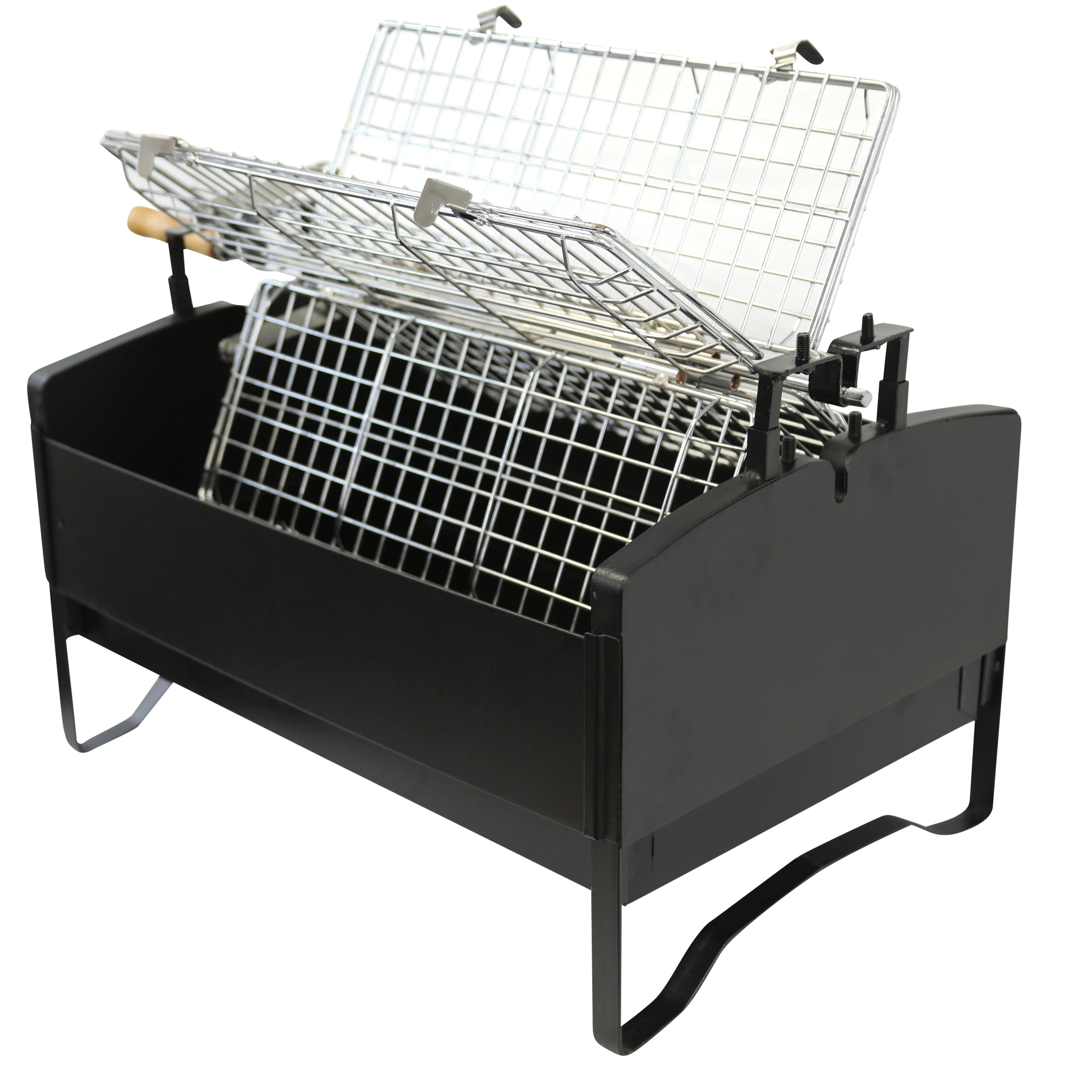 BBQ Grill - 4 Way Rotating Rotisserie with Motor and Fan (Large)